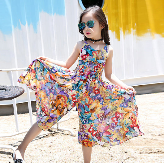 Pantalones Anchos Estampado Floral para Niñas - Comodidad de Verano - Image 11