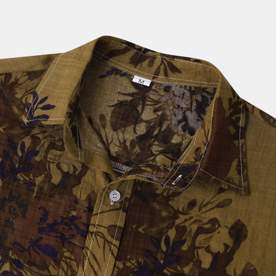 Camisa de Solapa Floral para Hombre - Image 13
