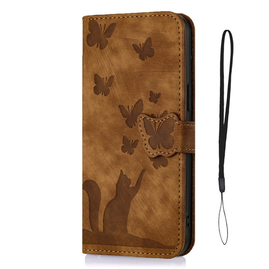 Funda de Cuero para Celular con Mariposa en Relieve - Image 7