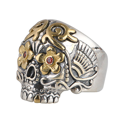 Anillo de Plata S925 Vintage Ajustable para Hombre - Image 5