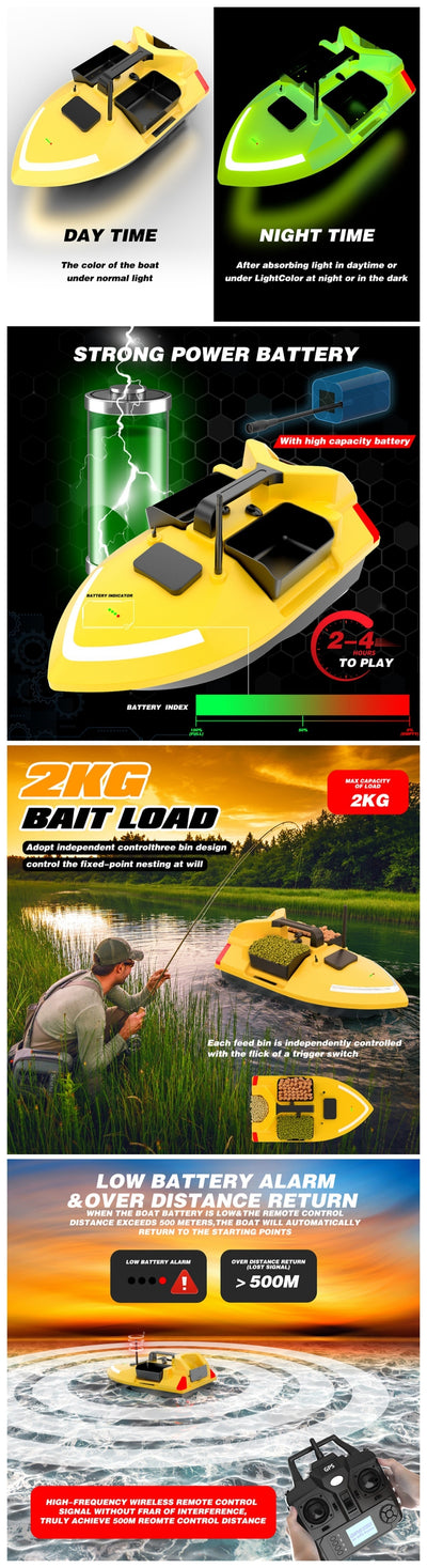 Bote de Pesca con Control Remoto y Posicionamiento GPS - Image 21