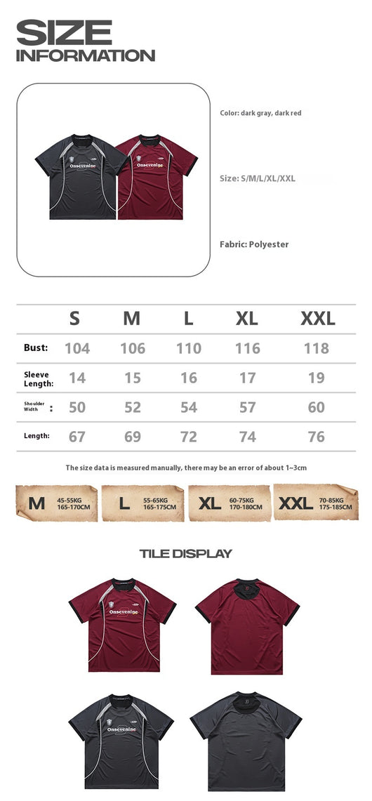 Camiseta de Hockey Secado Rápido con Diseño Patchwork - Image 10