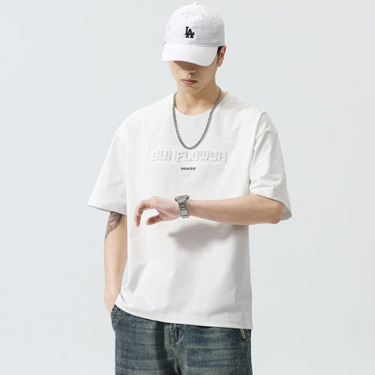 Playera Oversize Pesada de Manga Corta para Hombre - Image 10