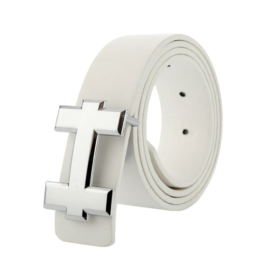 Cinturón de Cuero PU Premium para Hombre y Mujer - Diseño Elegante con Hebilla Metálica - Image 4