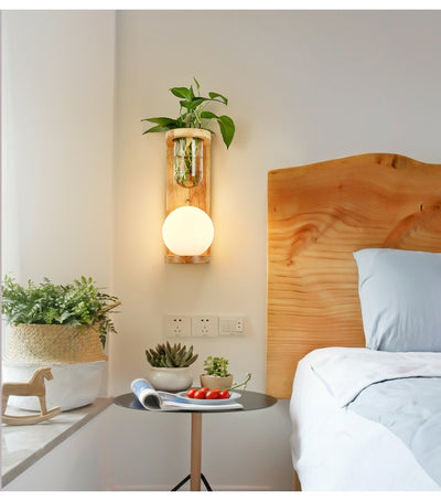 Lámpara de Pared en Madera para Dormitorio y Mesita de Noche - Image 28