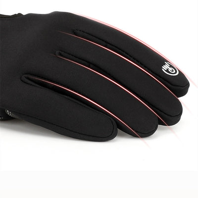 Guantes de Invierno para Ciclismo Táctil con Forro de Terciopelo y Cierre - Image 15
