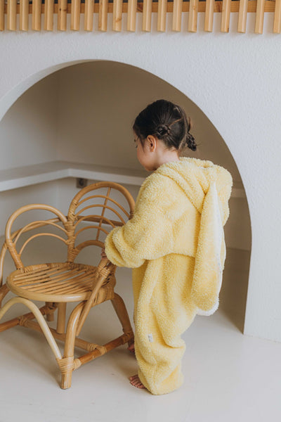 Pijama Enterizo de Conejo Peluche para Niños - Tela Acolchada - Image 13