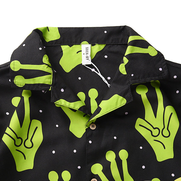 Camiseta Estampada Unisex de Manga Corta para Verano