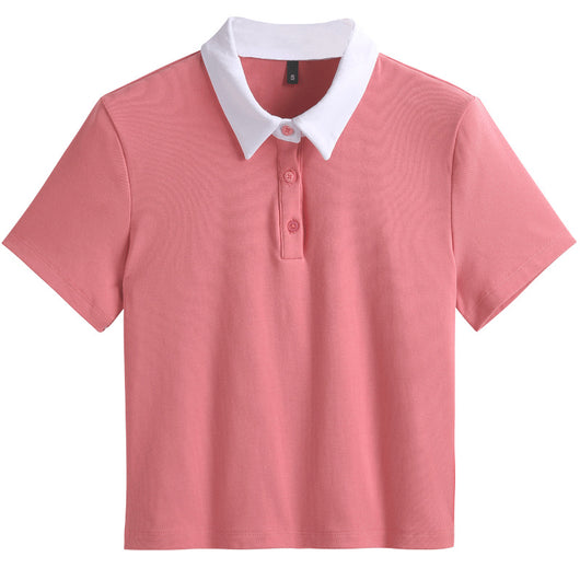 Short Cintura Alta Contrastado Slim Fit Algodón Stretch - Image 5