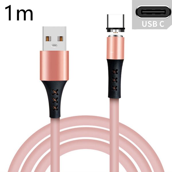 Cable de Carga Rápida de Silicona para Móvil