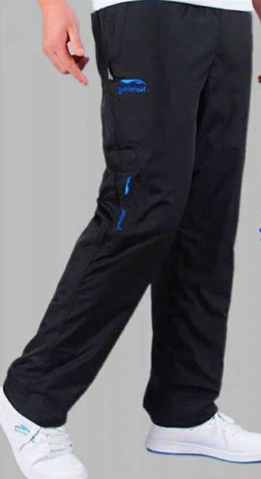 Pantalones rectos de poliéster para hombre - Estilo casual moderno