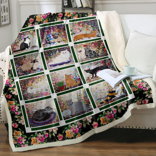 Manta Sherpa para Niños con Estampado de Animales - Doble Capa - Image 2