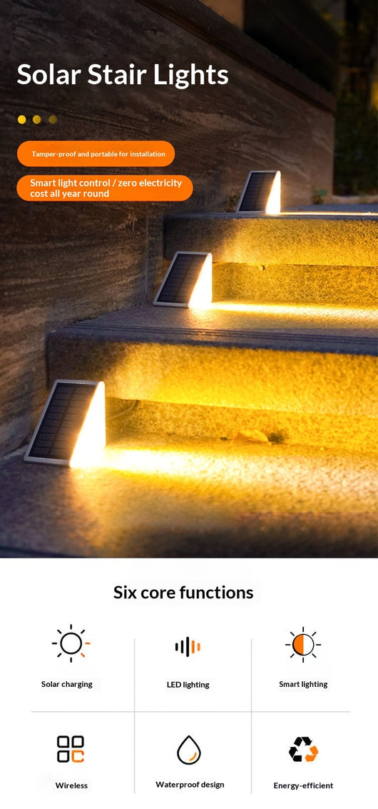 Luces Solares Triangulares para Exterior - Impermeables y Autónomas - Image 12