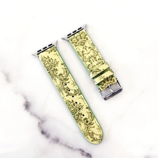 Pulsera de Cuero Verde con Estampado - Accesorio de Moda Trendy - Image 13