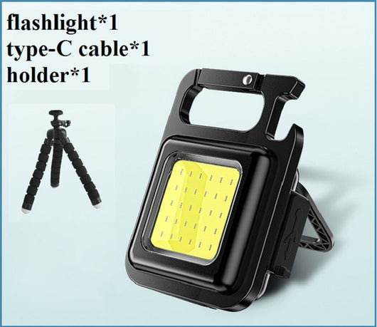 Linterna LED Recargable Compacta COB - Luz de Emergencia USB Portátil - Image 9