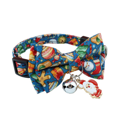 Collar con Moño Navideño para Mascotas en Poliéster - Image 2