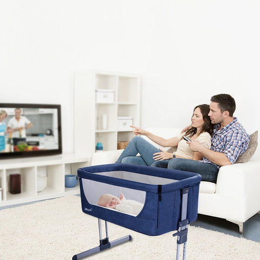 Cuna Multifuncional Plegable con Altura Ajustable