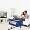 Cuna Multifuncional Plegable con Altura Ajustable