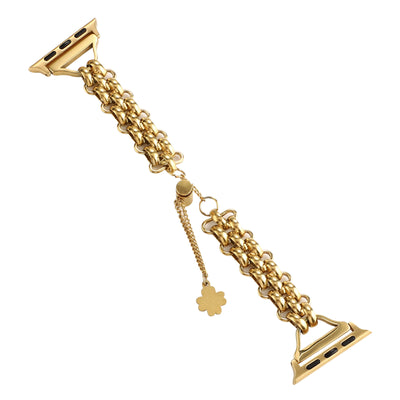 Pulsera de Reloj Acero Inoxidable Doble Fila - Image 6