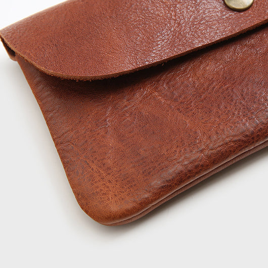 Billetera Retro de Cuero Genuino para Hombre - Ultradelgada y Artesanal - Image 8