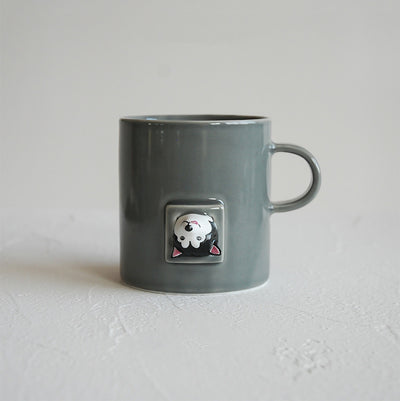 Taza de Cerámica Husky Minimalista para Café - Image 3