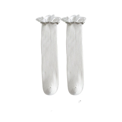 Calcetines Escolares Estilo Lolita con Encaje y Moño para Niñas - Image 8