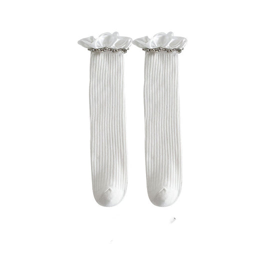 Calcetines Escolares Estilo Lolita con Encaje y Moño para Niñas - Image 8