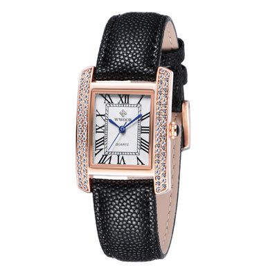 Reloj de pulsera para mujer con correa de cuero - Image 9