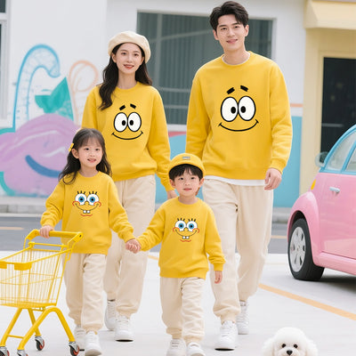 Conjuntos Deportivos a Juego para Familia - Sudaderas Cómodas Otoño Invierno