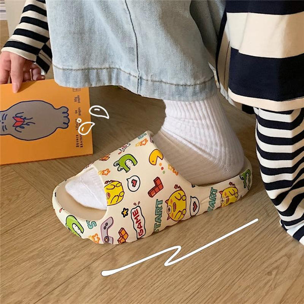 Pantuflas Cómodas para Mujer con Diseño de Dibujos Animados
