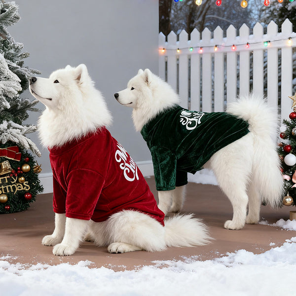 Ropa Navideña para Mascotas - Abrigos y Suéteres para Otoño e Invierno