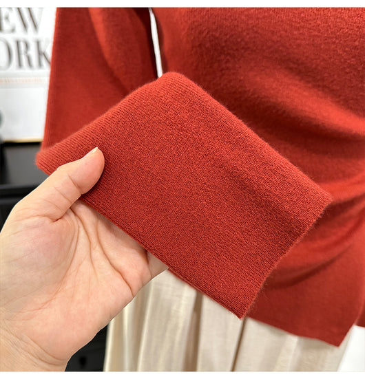 Blusa Ajustada de Manga Larga con Pliegues y Abertura Lateral - Image 17