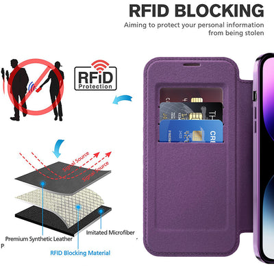 Funda Protectora con Cargador Inalámbrico Transparente y Soporte para Tarjetas - Image 15