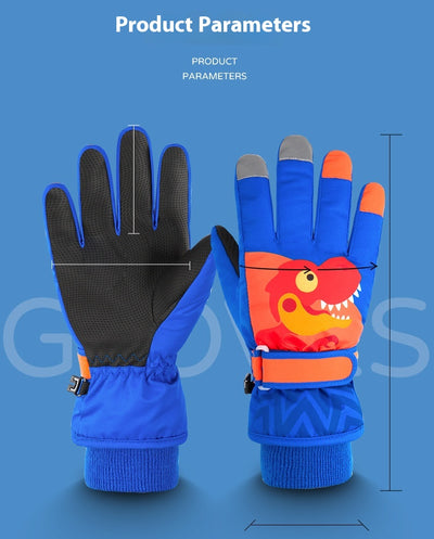 Guantes Térmicos Acolchados para Niños con Diseño de Dinosaurio - Image 23