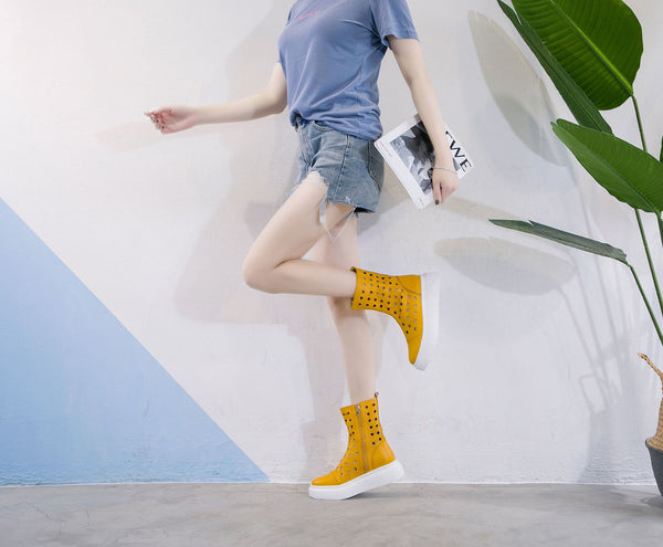 Zapatos Plataforma Transpirables con Personalidad para Mujer