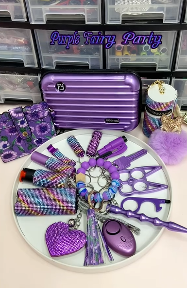 Conjunto de Fiesta Hada Púrpura