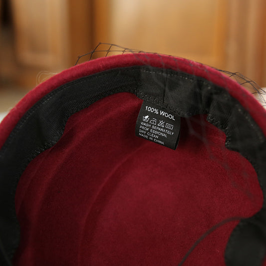 Boina de Malla Elegante Estilo Azafata Británica - Image 2
