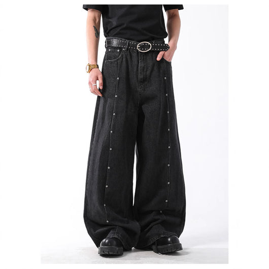 Pantalones Vaqueros Rectos Vintage Estilo Americano con Acabado Desgastado - Image 4