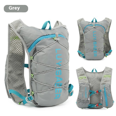 Mochila de Running Multifuncional de Nailon con Reflejante de Seguridad - Image 8