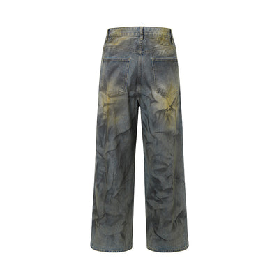 Pantalones Vaqueros Desgastados con Lavado Vintage - Image 12