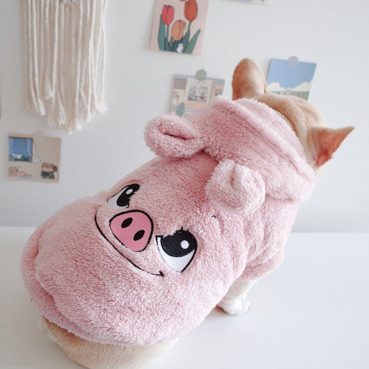 Chaleco con Capucha y Bordado Cartoon para Mascotas - Image 7
