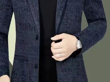 Chaqueta de Lana para Hombre Estilo Casual con Solapa - Image 7