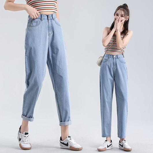 Jeans Holgados de Cintura Alta en Tencel - Comodidad Total - Image 11