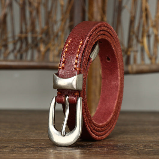 Cinturón de Cuero Retro Versátil 18cm - Estilo Clásico Personalizado - Image 28