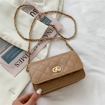 Bolso Mensajero Cadena de Perlas con Diseño Romboidal - Image 13