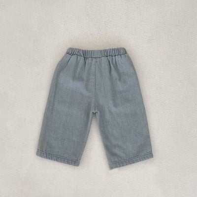 Pantalones Cortos Denim de Algodón con Bolsillos para Niños - Image 24