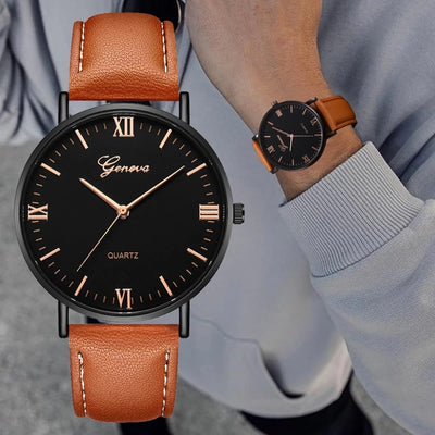 Reloj de Cuarzo Casual Estudiante Diseño Minimalista