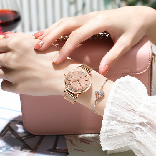 Reloj de Cuarzo Luminoso Resistente al Agua para Mujer - Image 16