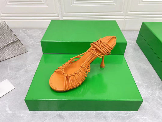 Sandalias de Tacón Alto Stiletto con Correa y Piel de Oveja - Image 13