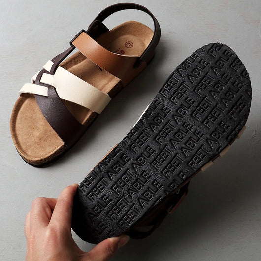Sandalias Hombre Diseño Calado con Corcho Natural - Image 3